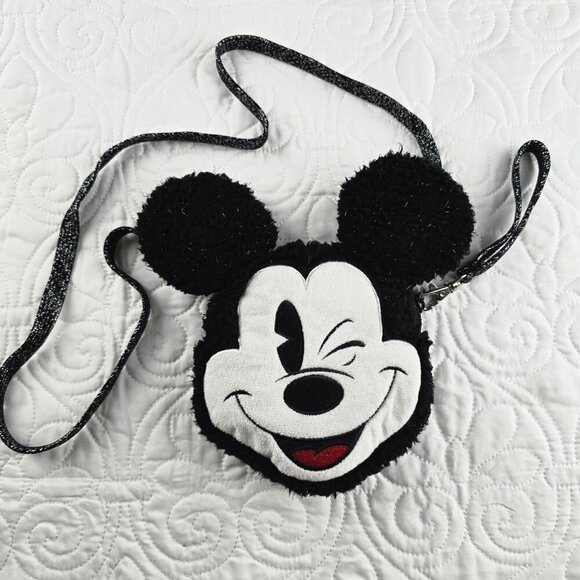 Disney Other - Black and White Mickey Mouse Wristlet Bag